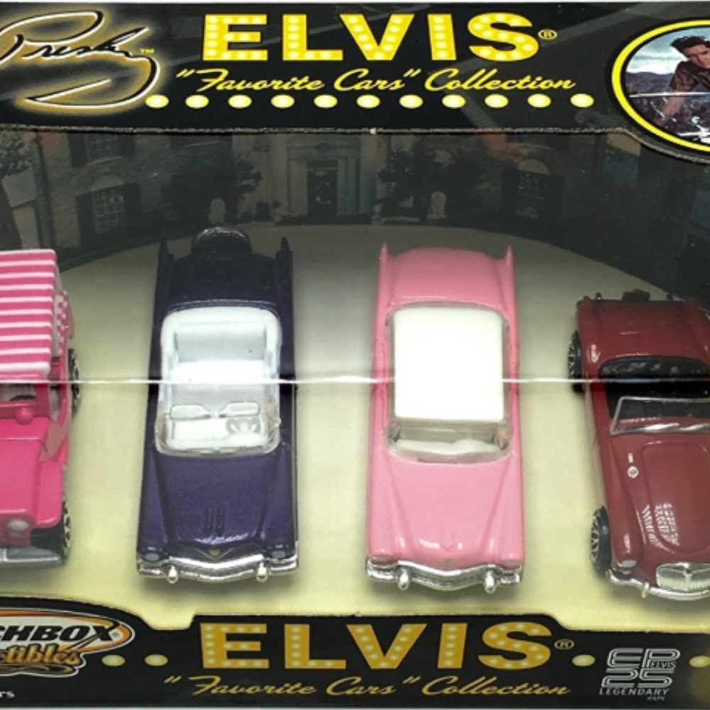 Preowned Mattel Pink and Purple Classic Car Toy Set 2001 Match Box Collectibles - Picture 14 of 16